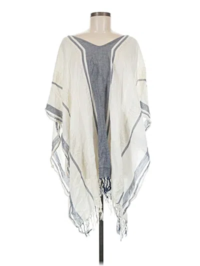Pre-owned H&m Poncho In White