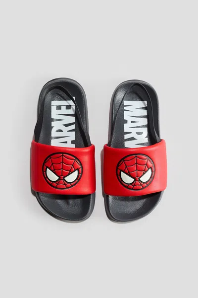 H&m Kids' Pool Slide Shoes In Red