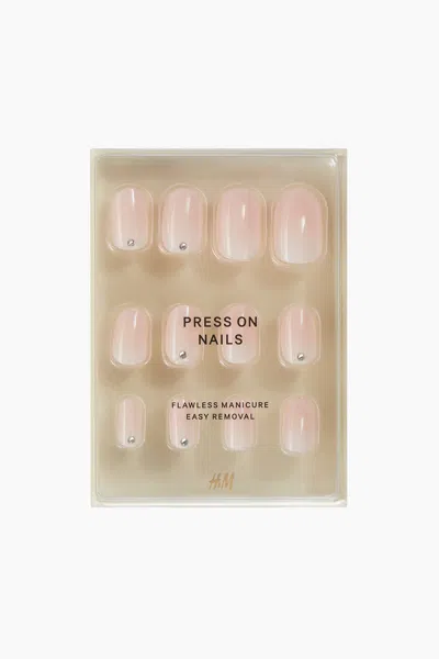 H&m Press-on Nails In A French Favourite