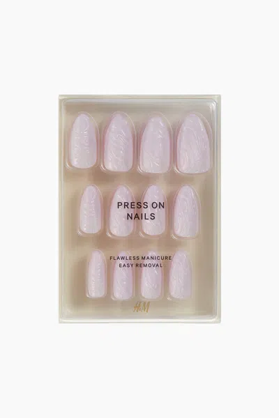 H&m Press-on Nails In Amethyst Allure