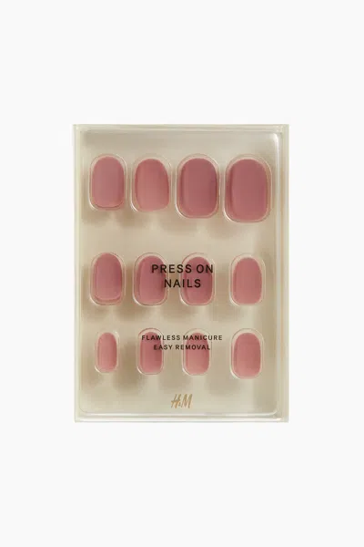 H&m Press-on Nails In Cocoa Veil