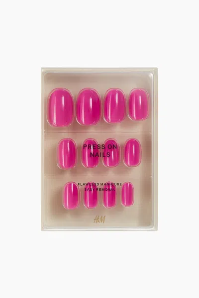 H&m Press-on Nails In Tickled Pink
