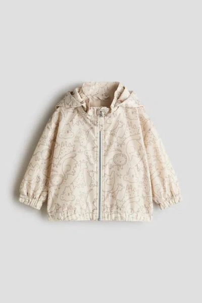 H&m Babies'  Printed Jacket In Brown