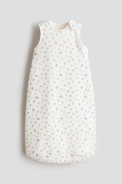 H&m Babies'  Printed Sleep Bag Tog 2.5 In White/floral