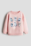 H&m Kids'  Printed Sweatshirt In Pink