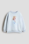 H&m Kids'  Printed Sweatshirt In Blue