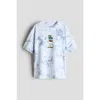 H&m Kids'  Printed T-shirt In Blue