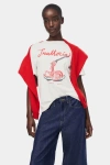 H&m Printed T-shirt In Neutral
