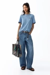H&m Printed T-shirt In Blue