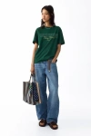 H&m Printed T-shirt In Green