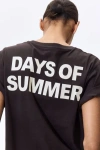 H&m Printed T-shirt In Black