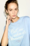 H&m Printed T-shirt In Blue