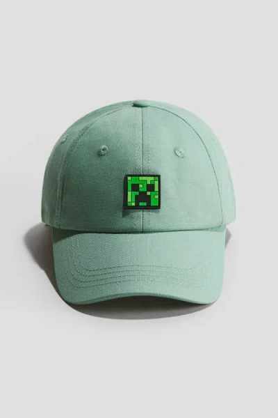 H&m Kids'  Printed Twill Cap In Multi