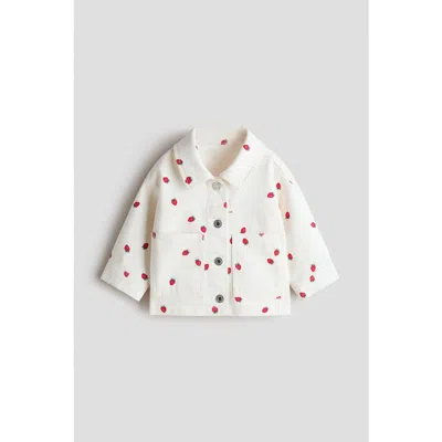H&m Babies'  Printed Twill Jacket In Multi