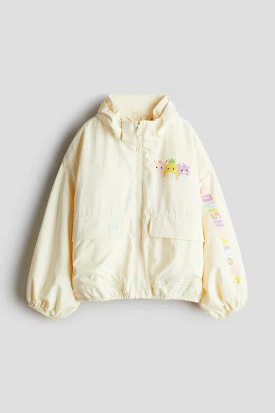 H&m Kids' Printed Windbreaker In Yellow