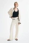 H&m Pull-on Bouclé-knit Pants In Multi