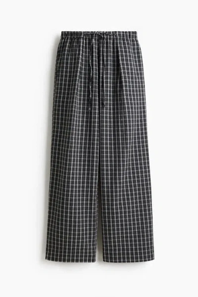 H&m Pull-on Trousers In Black