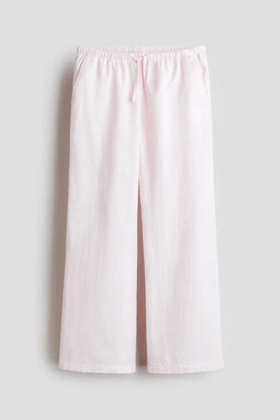 H&m Kids'  Pull-on Trousers In Pink