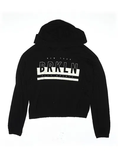 Pre-owned H&m Kids' Pullover Hoodie In Black