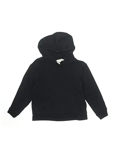 Pre-owned H&m Kids' Pullover Hoodie In Black