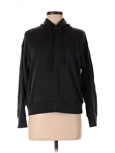 Pre-owned H&m Pullover Hoodie In Black