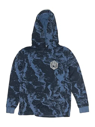 Pre-owned H&m Kids' Pullover Hoodie In Blue
