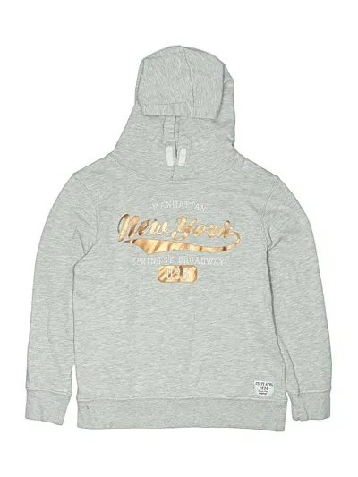 Pre-owned H&m Kids' Pullover Hoodie In Gray