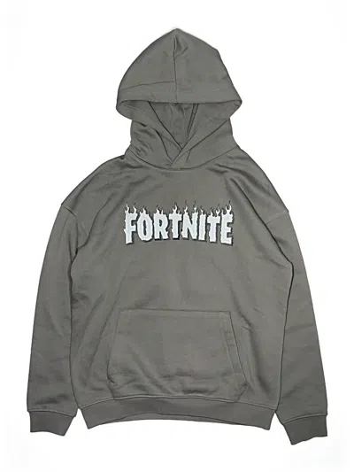 Pre-owned H&m Kids' Pullover Hoodie In Gray