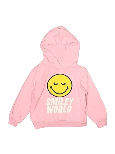Pre-owned H&m Kids' Pullover Hoodie In Pink