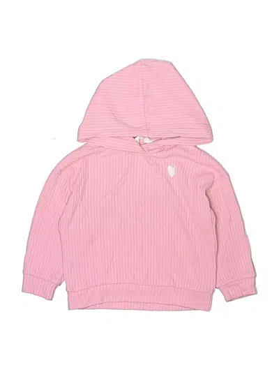 Pre-owned H&m Kids' Pullover Hoodie In Pink