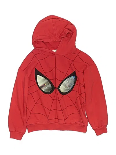Pre-owned H&m Kids' Pullover Hoodie In Red