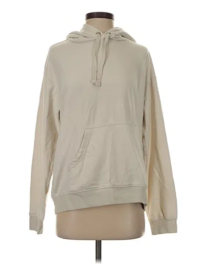 Pre-owned H&m Pullover Hoodie In Tan