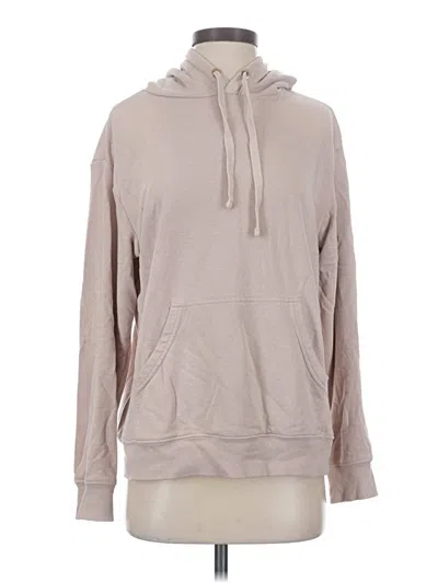 Pre-owned H&m Pullover Hoodie In Tan