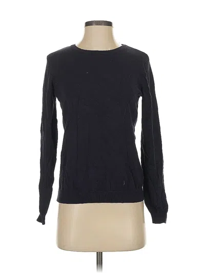 Pre-owned H&m Pullover Sweater In Black