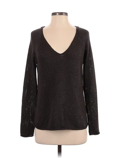 Pre-owned H&m Pullover Sweater In Black