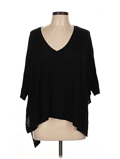 Pre-owned H&m Pullover Sweater In Black