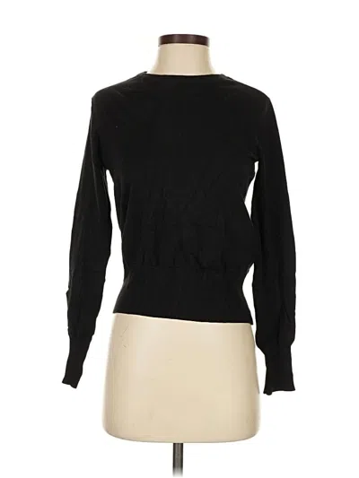 Pre-owned H&m Pullover Sweater In Black