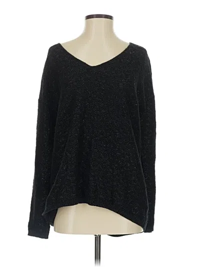 Pre-owned H&m Pullover Sweater In Black