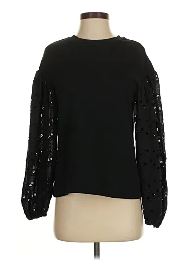 Pre-owned H&m Pullover Sweater In Black