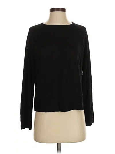 Pre-owned H&m Pullover Sweater In Black