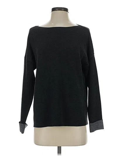 Pre-owned H&m Pullover Sweater In Black