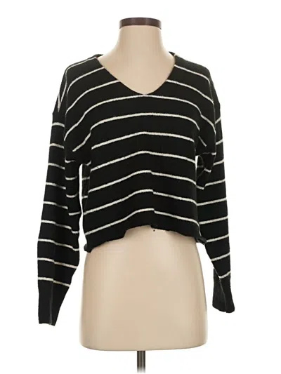 Pre-owned H&m Pullover Sweater In Black