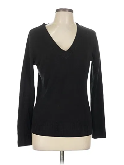 Pre-owned H&m Pullover Sweater In Black