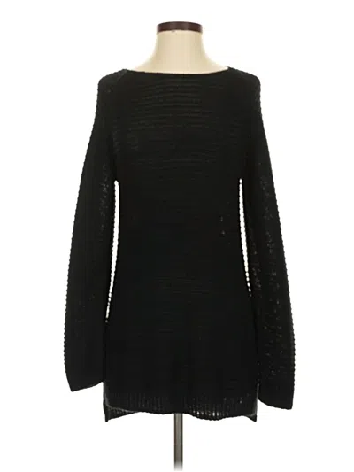 Pre-owned H&m Pullover Sweater In Black