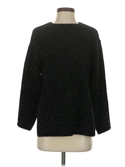 Pre-owned H&m Pullover Sweater In Black