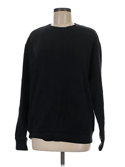 Pre-owned H&m Pullover Sweater In Black