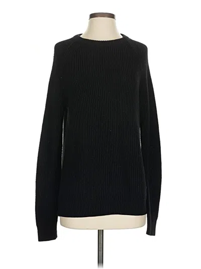 Pre-owned H&m Pullover Sweater In Black