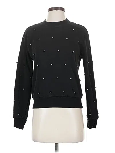 Pre-owned H&m Pullover Sweater In Black