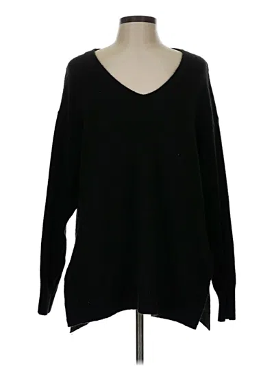 Pre-owned H&m Pullover Sweater In Black