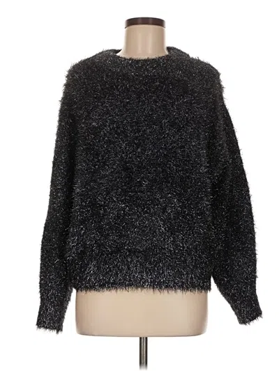 Pre-owned H&m Pullover Sweater In Black